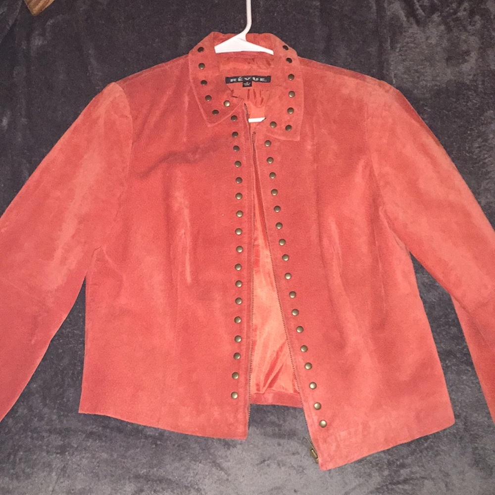Orange Suede Jacket